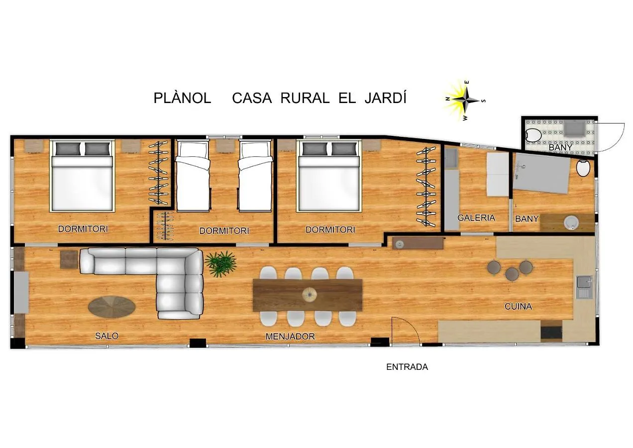 Casa Rural El Jardi Con Piscina, Jardin Y Barbacoa Arenys de Munt 0*,
